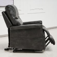 Caleb Faux Leather Electric Recliner Chair